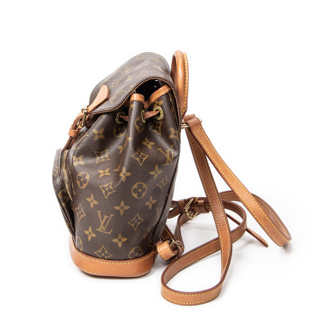 Mochila Montsouris PM Lona Monogram Marrón