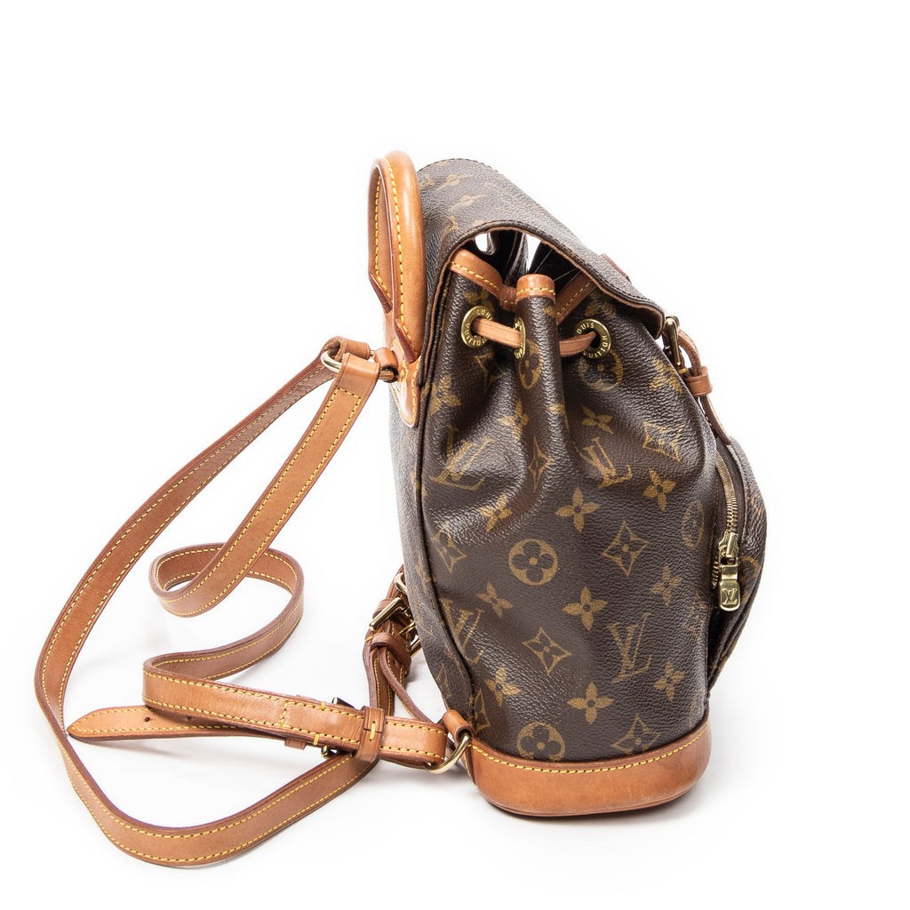 Mochila Montsouris PM Lona Monogram Marrón