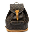 Mochila Montsouris GM Lona Monogram Marrón
