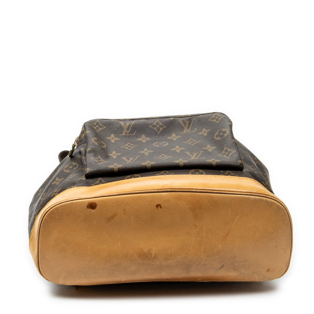 Backpack Montsouris GM Brown Monogram Canvas