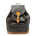 Backpack Montsouris GM Brown Monogram Canvas