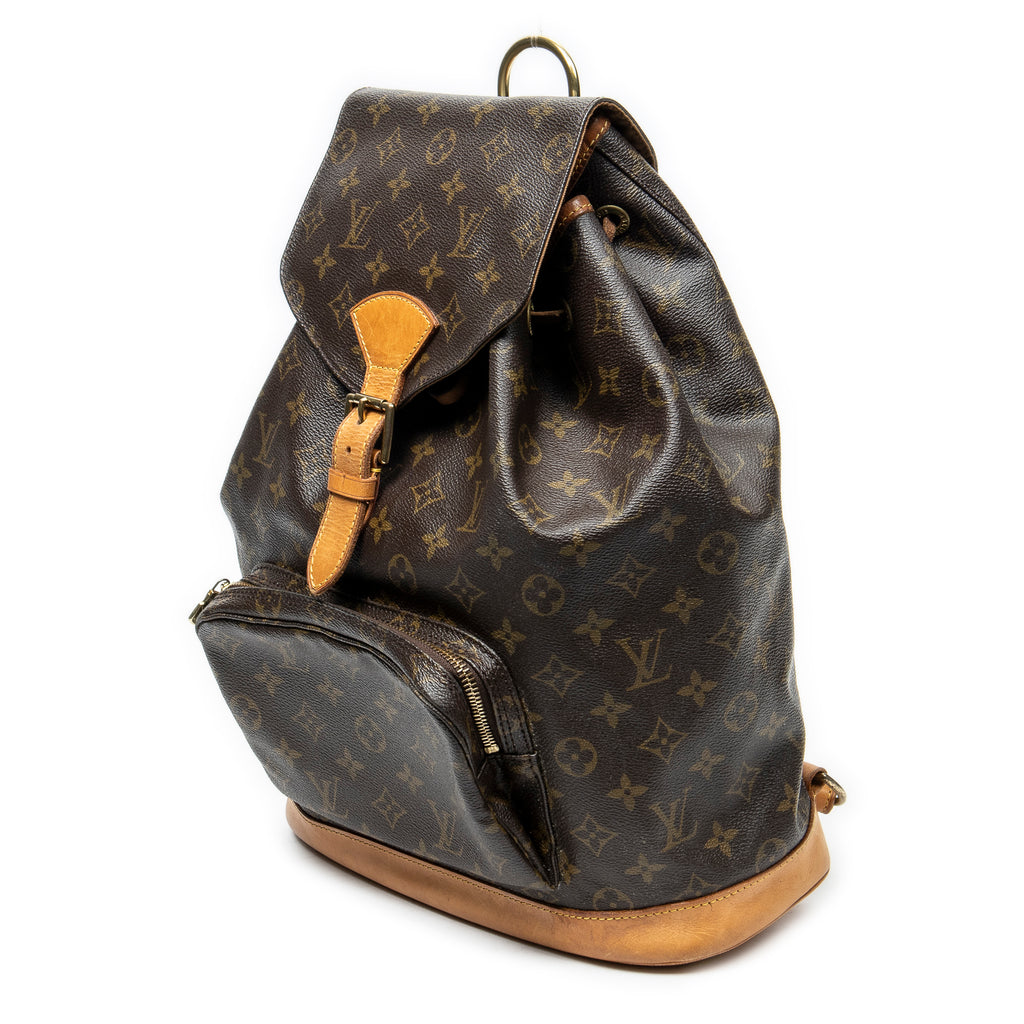 Mochila Montsouris GM Lona Monogram Marrón