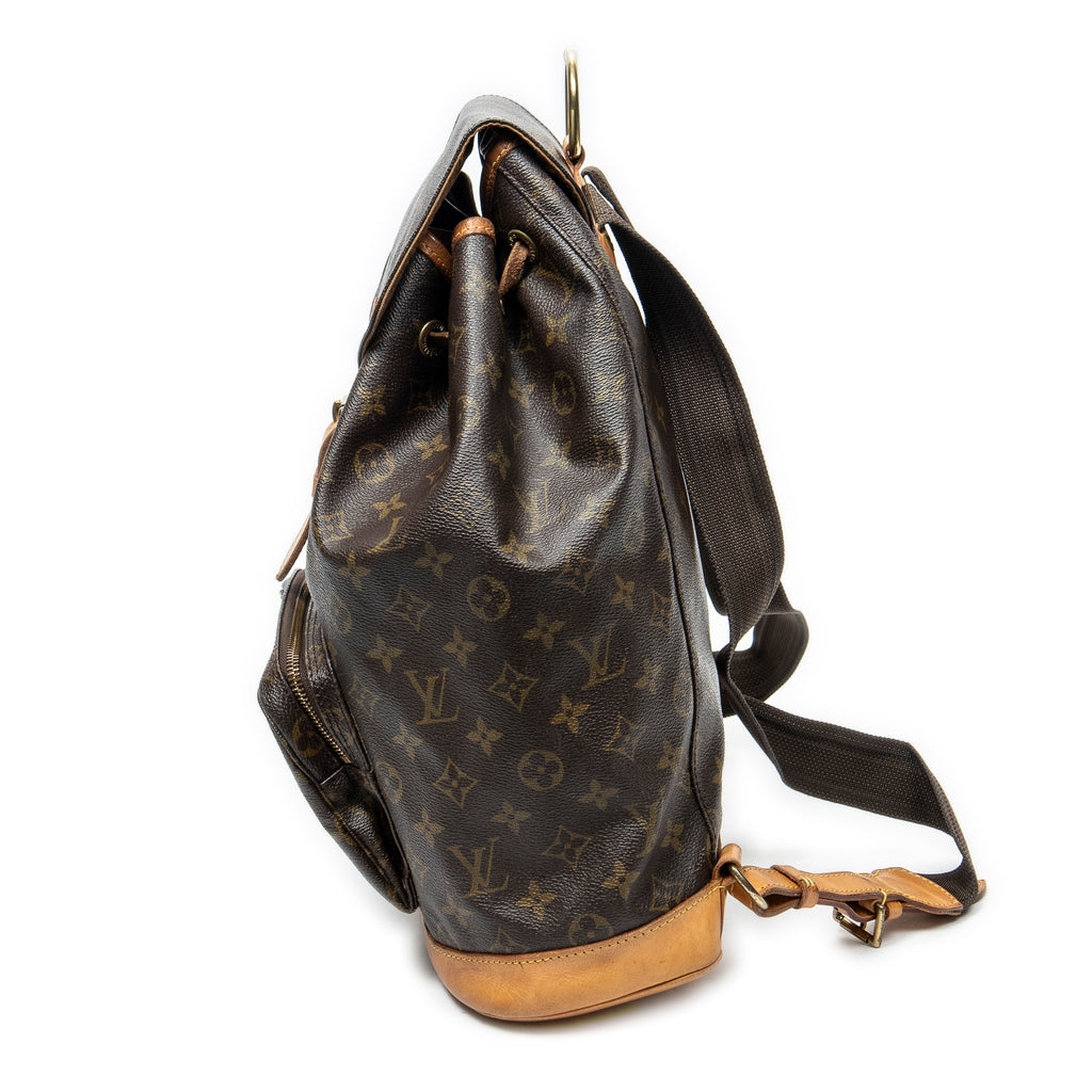 Mochila Montsouris GM Lona Monogram Marrón
