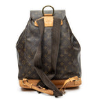 Mochila Montsouris GM Lona Monogram Marrón