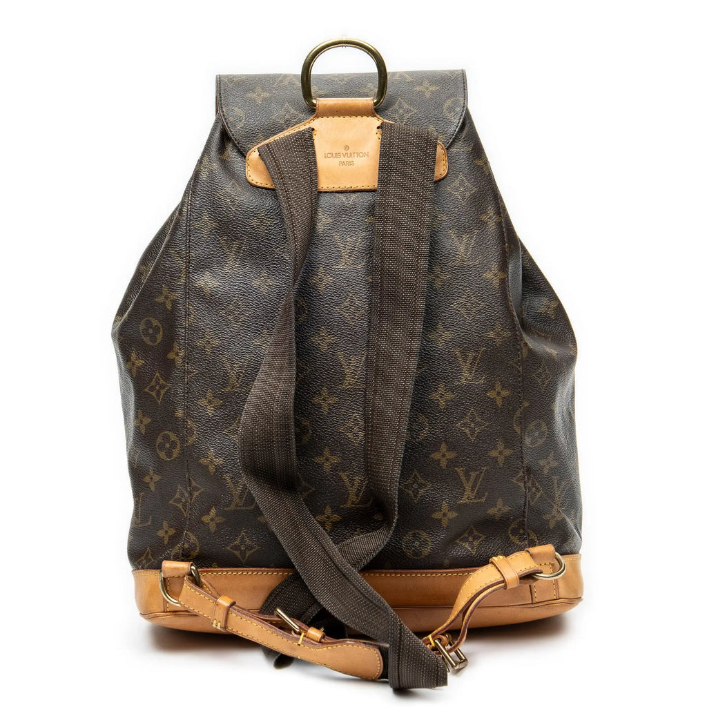 Backpack Montsouris GM Brown Monogram Canvas