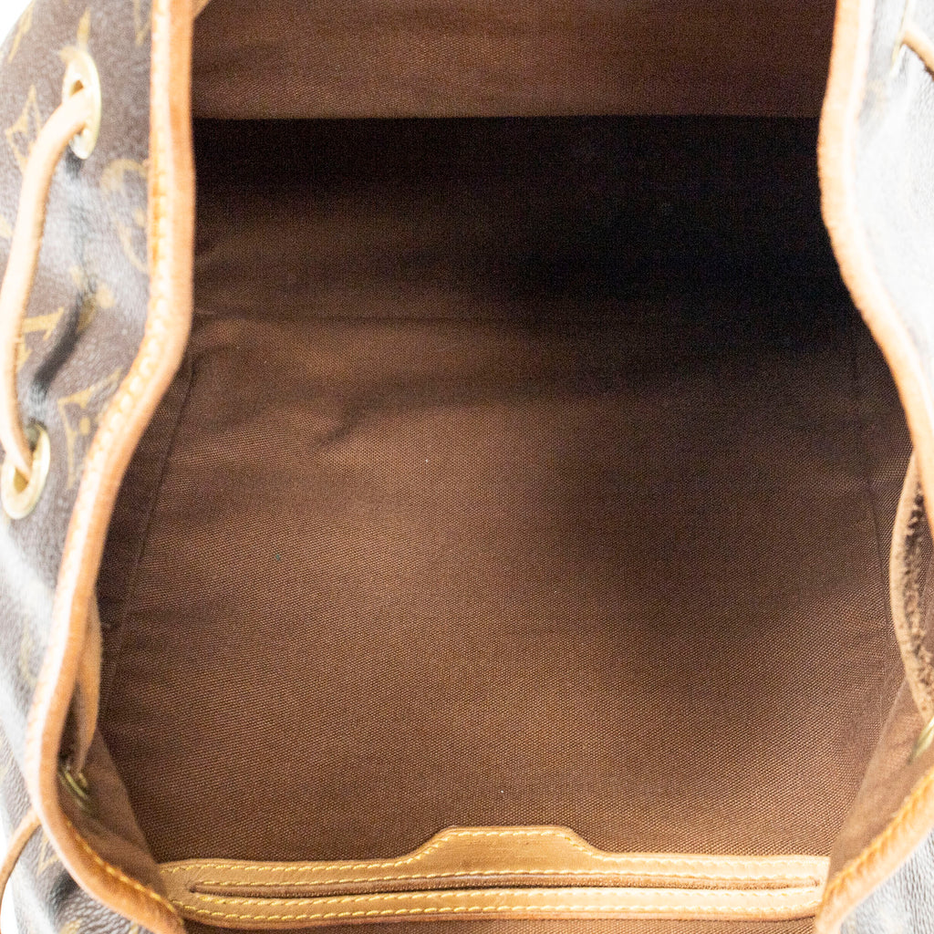 Mochila Montsouris GM Lona Monogram Marrón