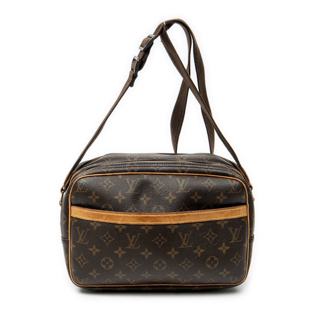 Shoulder Bag Reporter PM Brown Monogram Canvas