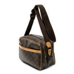 Shoulder Bag Reporter PM Brown Monogram Canvas