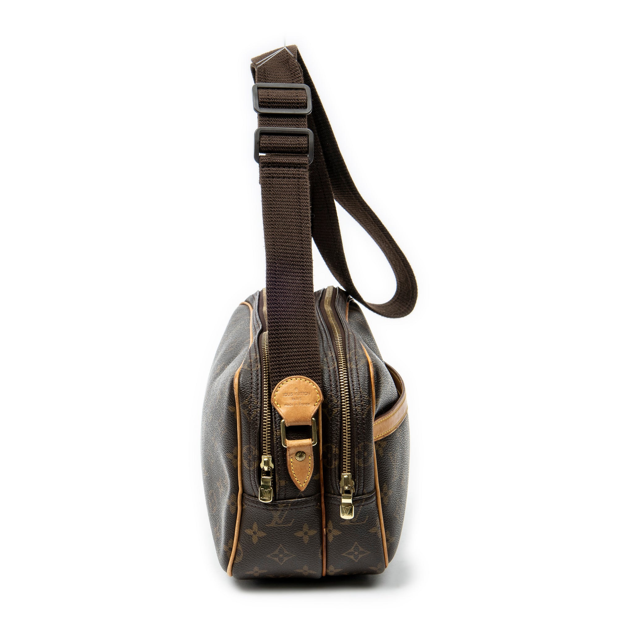 Shoulder Bag Reporter PM Brown Monogram Canvas