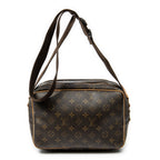 Shoulder Bag Reporter PM Brown Monogram Canvas