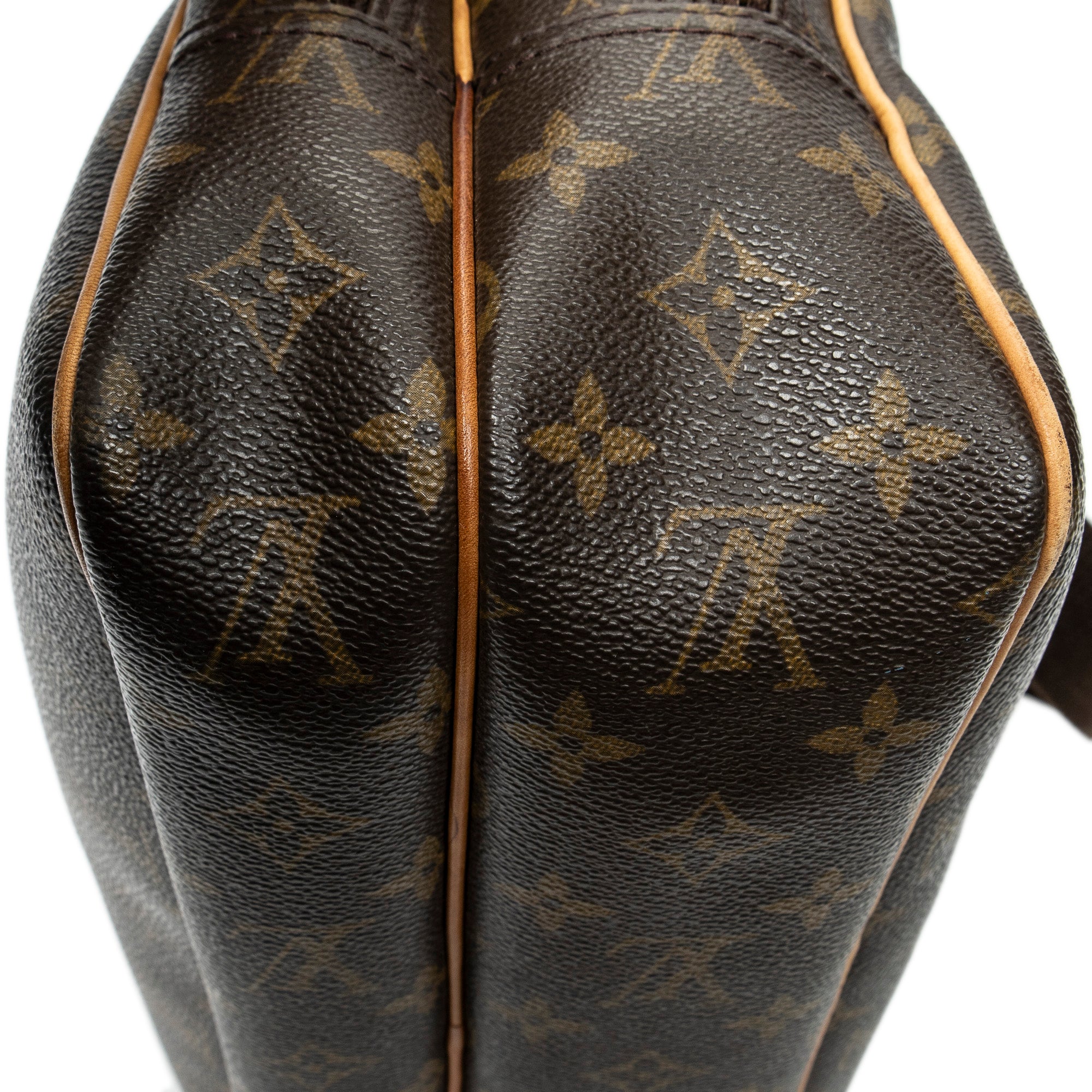 Shoulder Bag Reporter PM Brown Monogram Canvas
