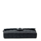 Bolso de hombro Este Oeste Chocobar Cadena Solapa Negro Travel Line Lona de Nylon