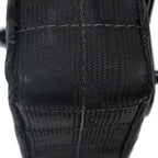 Bolso de hombro Este Oeste Chocobar Cadena Solapa Negro Travel Line Lona de Nylon