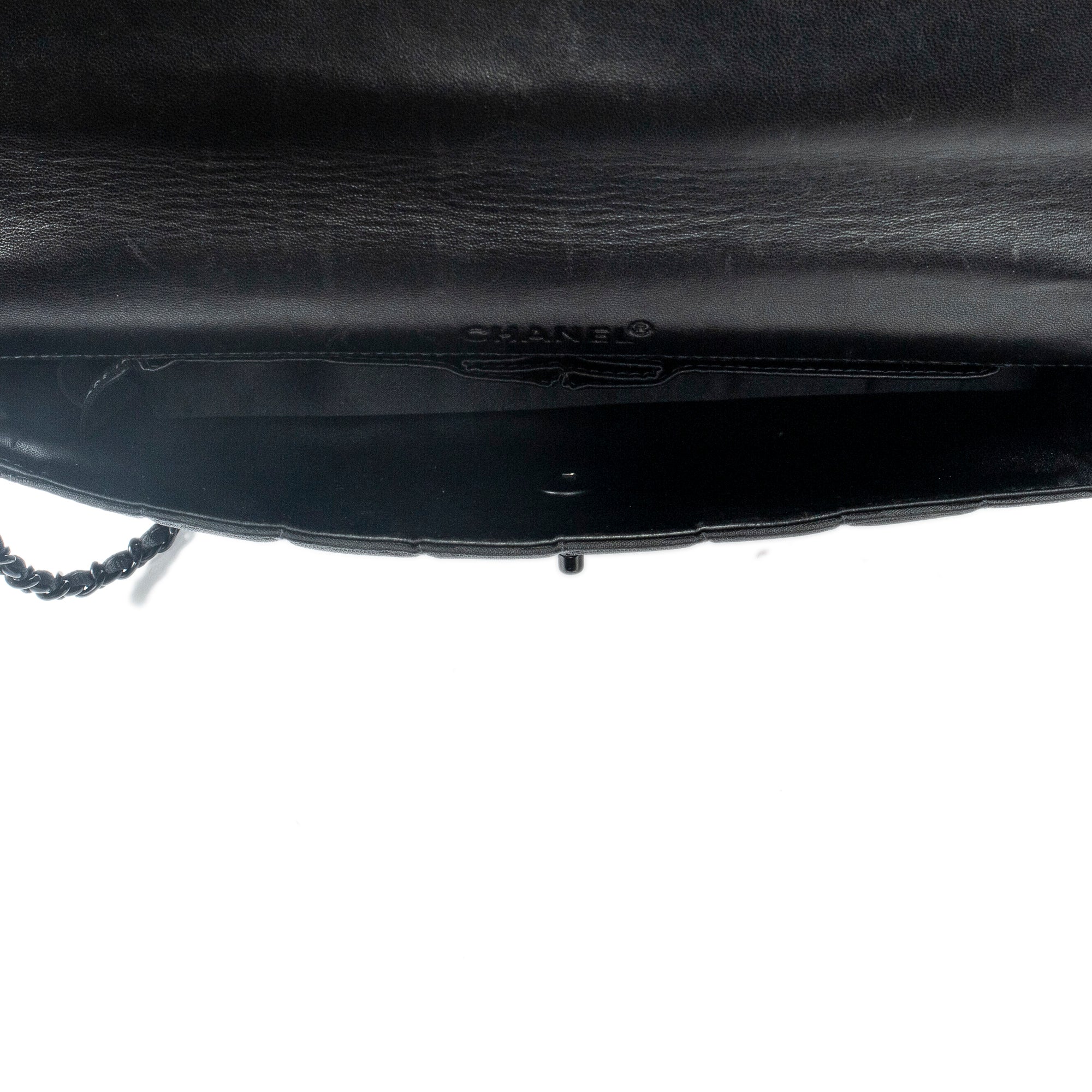 Bolso de hombro Este Oeste Chocobar Cadena Solapa Negro Travel Line Lona de Nylon