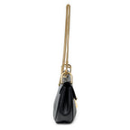 Shoulder Bag Mini Drew Black Grained Calfskin Leather