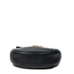 Shoulder Bag Mini Drew Black Grained Calfskin Leather