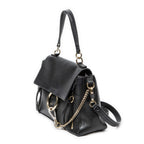 Shoulder Bag Small Faye Day Black Calfskin Leather