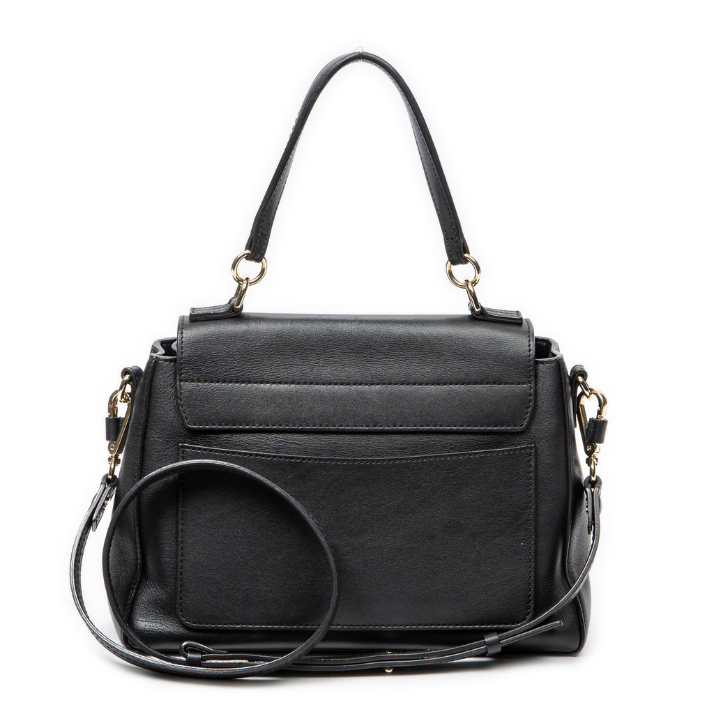 Shoulder Bag Small Faye Day Black Calfskin Leather