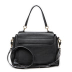Shoulder Bag Small Faye Day Black Calfskin Leather