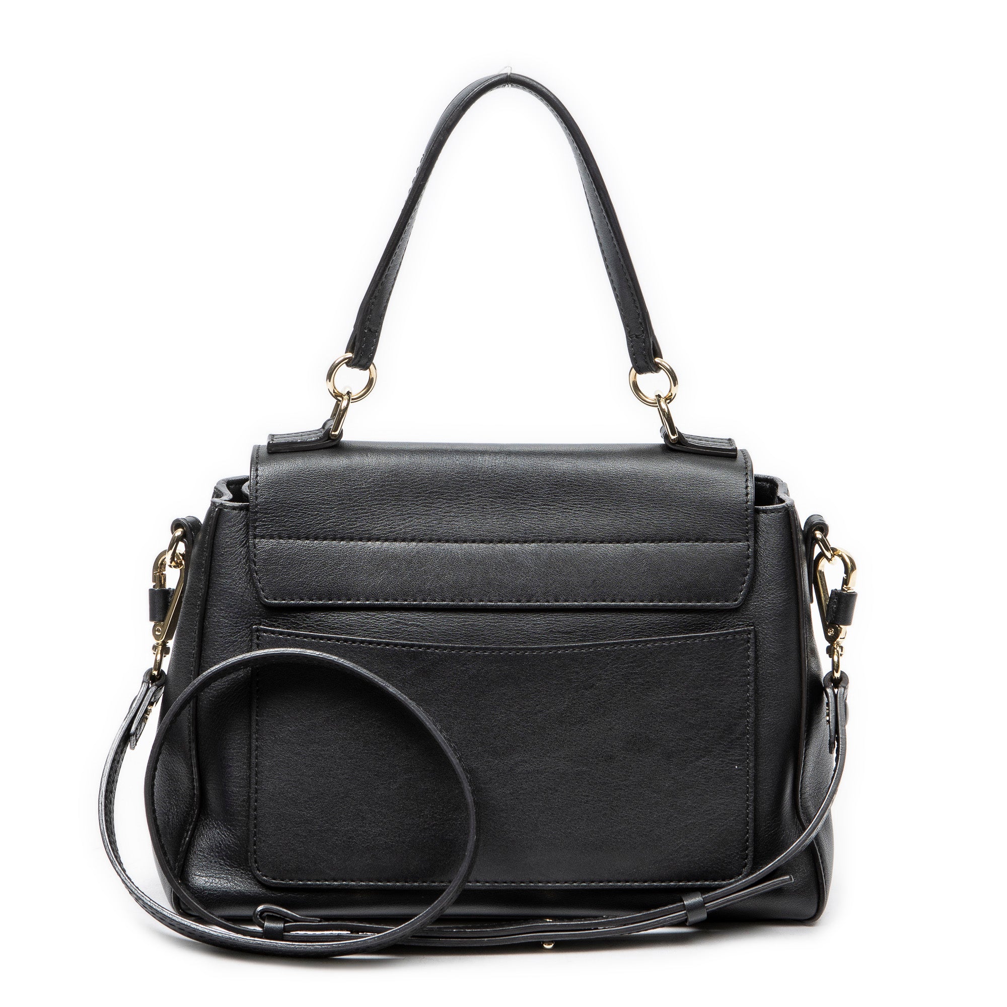 Shoulder Bag Small Faye Day Black Calfskin Leather