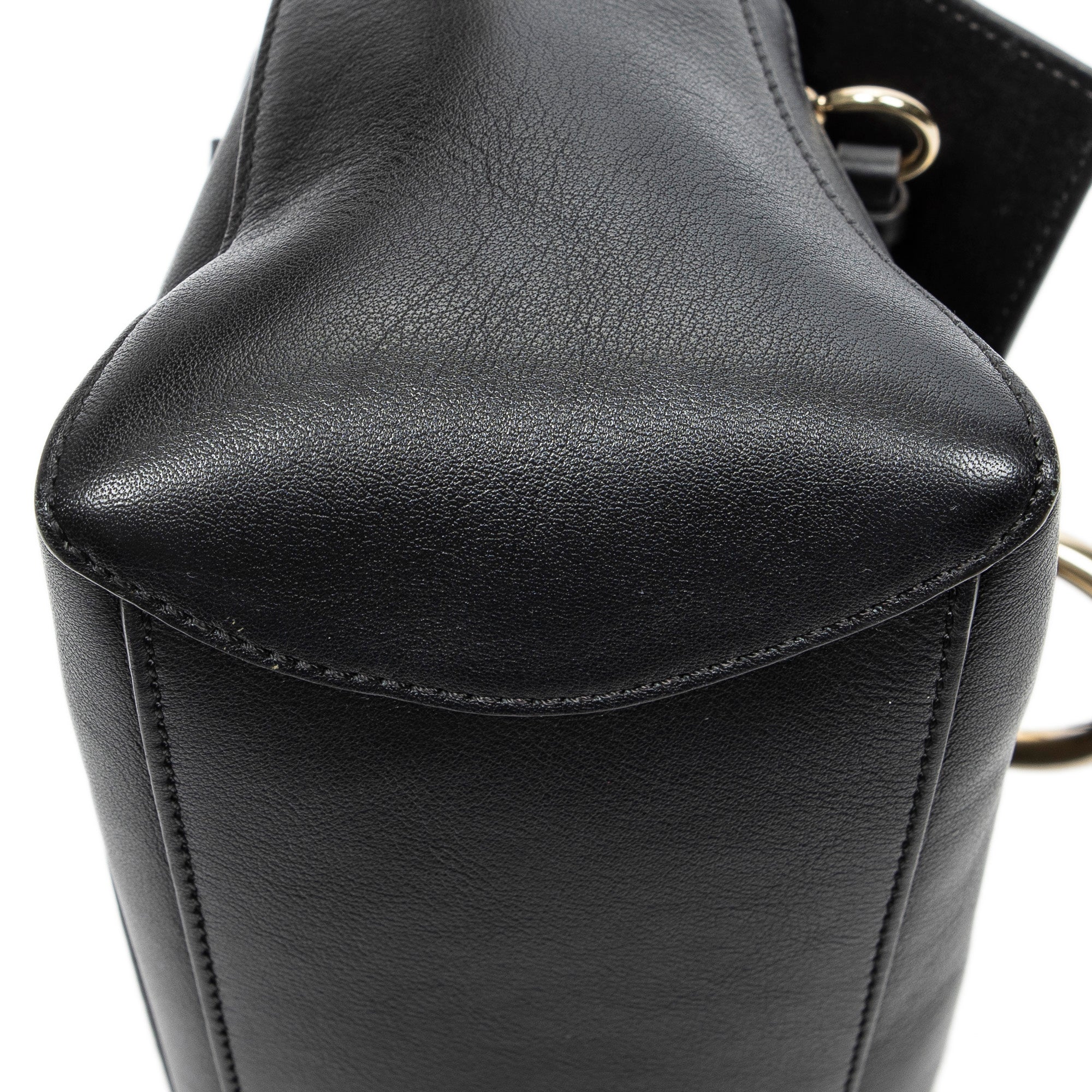 Shoulder Bag Small Faye Day Black Calfskin Leather