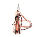Shoulder Bag Small Faye Bracelet Bag Pink Calfskin Leather