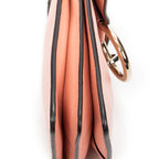 Shoulder Bag Small Faye Bracelet Bag Pink Calfskin Leather