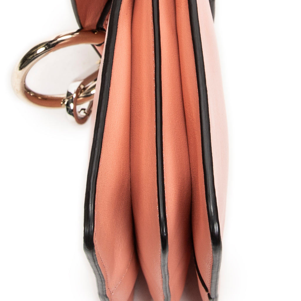Shoulder Bag Small Faye Bracelet Bag Pink Calfskin Leather