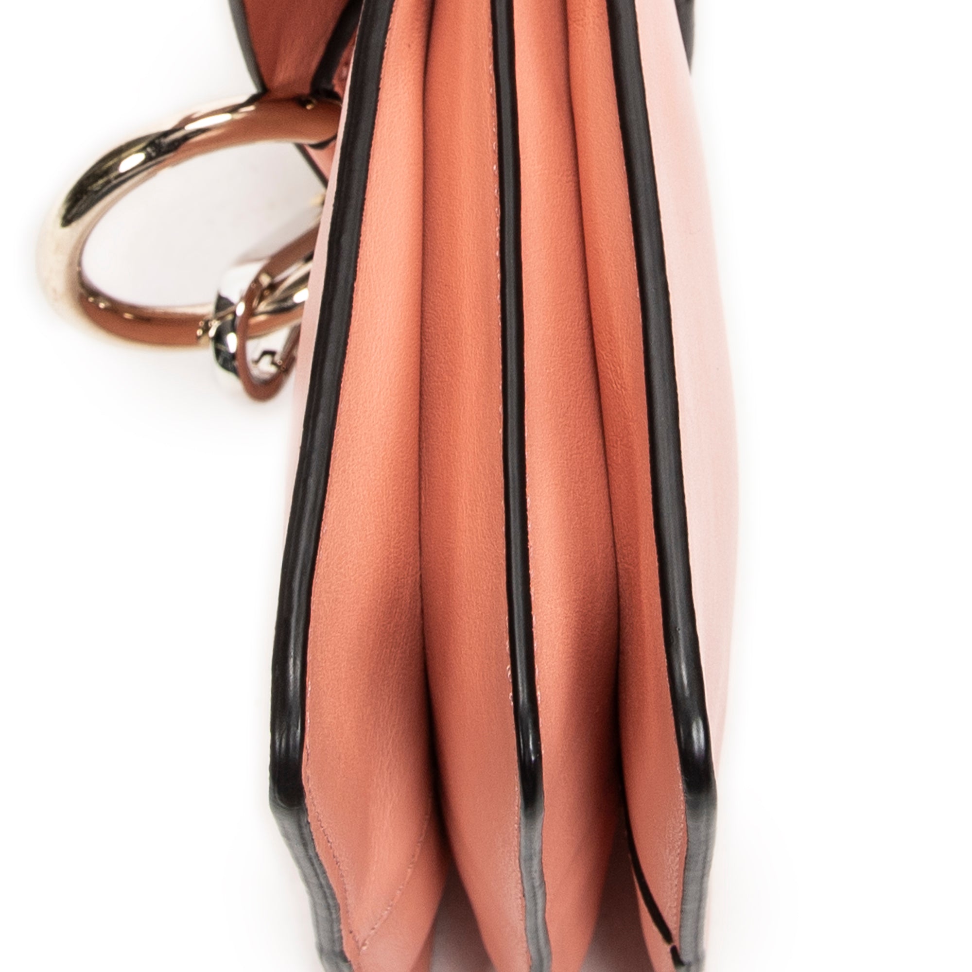 Shoulder Bag Small Faye Bracelet Bag Pink Calfskin Leather