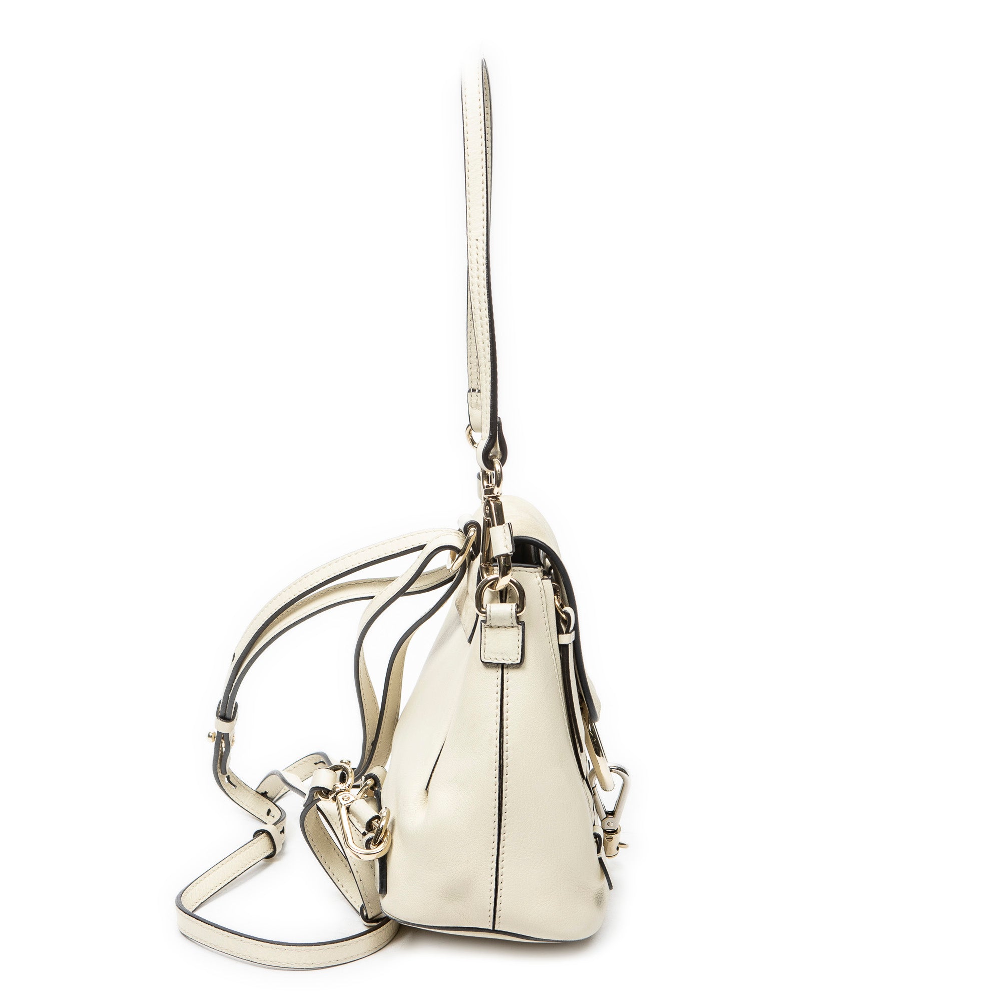 Chloé - Petit Sac à Dos Faye - Ivoire