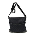 Shoulder Bag Medium Messenger Black Monogrammed Canvas