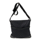 Shoulder Bag Medium Messenger Black Monogrammed Canvas