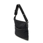 Shoulder Bag Medium Messenger Black Monogrammed Canvas