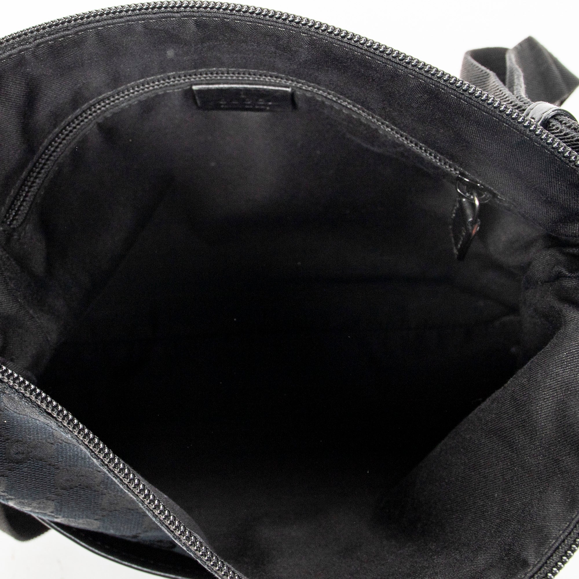 Shoulder Bag Medium Messenger Black Monogrammed Canvas