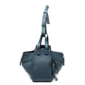 Shoulder Bag Small Hammock Navy Calfskin Leather