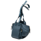 Shoulder Bag Small Hammock Navy Calfskin Leather