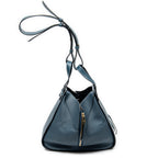 Shoulder Bag Small Hammock Navy Calfskin Leather