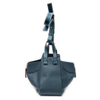 Shoulder Bag Small Hammock Navy Calfskin Leather