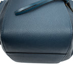 Shoulder Bag Small Hammock Navy Calfskin Leather