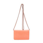 Shoulder Bag Timeless Wallet on Chain Orange Caviar Leather