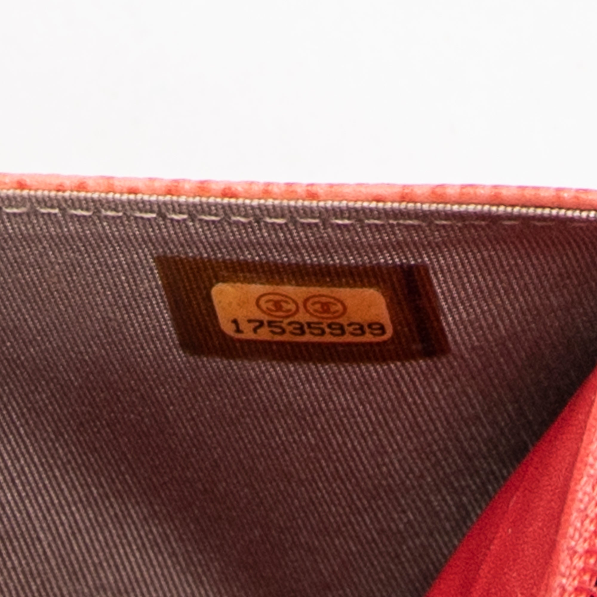 Shoulder Bag Timeless Wallet on Chain Orange Caviar Leather