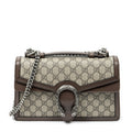 Bolso de Hombro Dionysus Top Handle Cadena Bandolera Lona Estampada Beige Supreme
