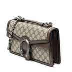 Bolso de Hombro Dionysus Top Handle Cadena Bandolera Lona Estampada Beige Supreme
