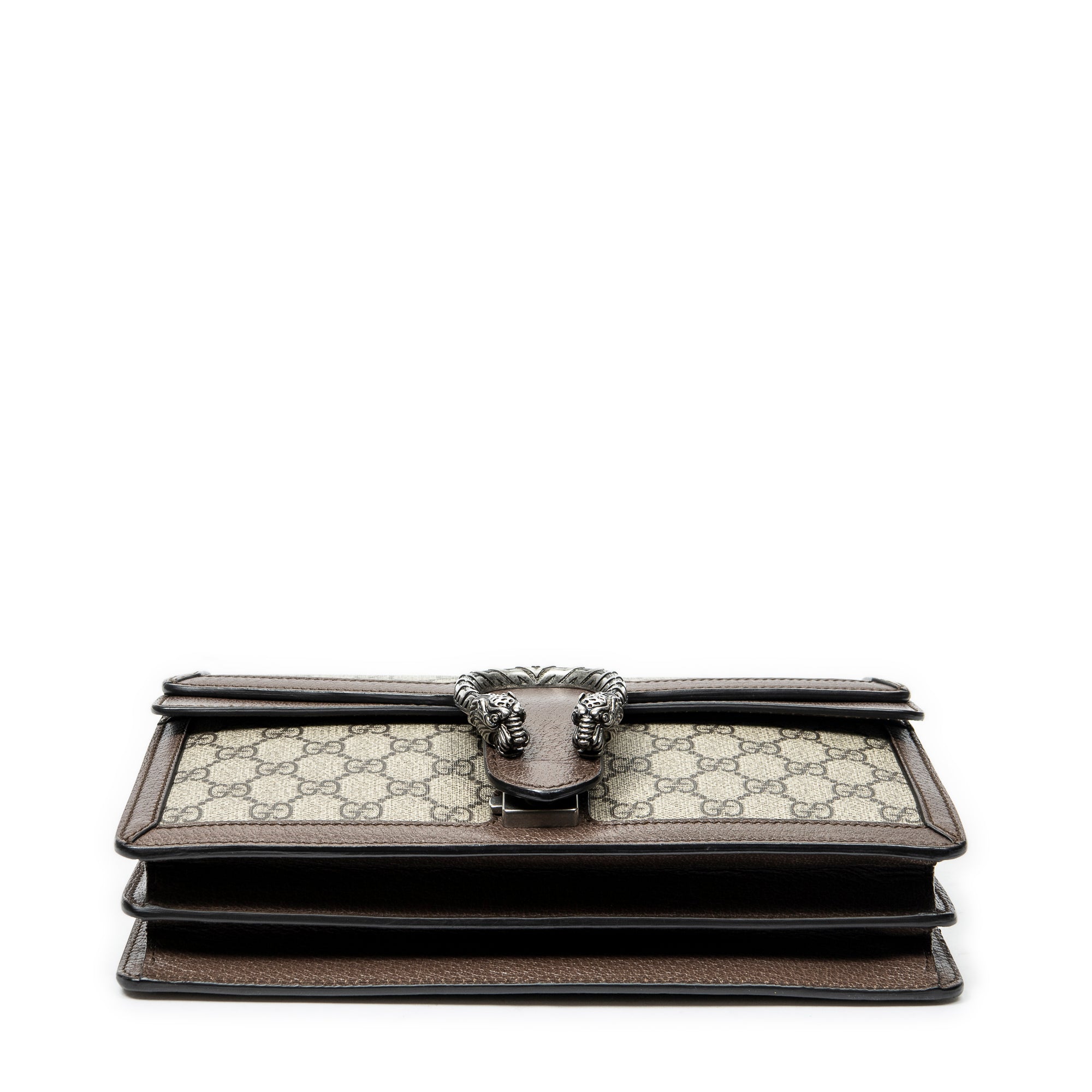 Bolso de Hombro Dionysus Top Handle Cadena Bandolera Lona Estampada Beige Supreme