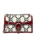 Shoulder Bag Small Dionysus Chain Crossbody Ivory GG Tweed Canvas