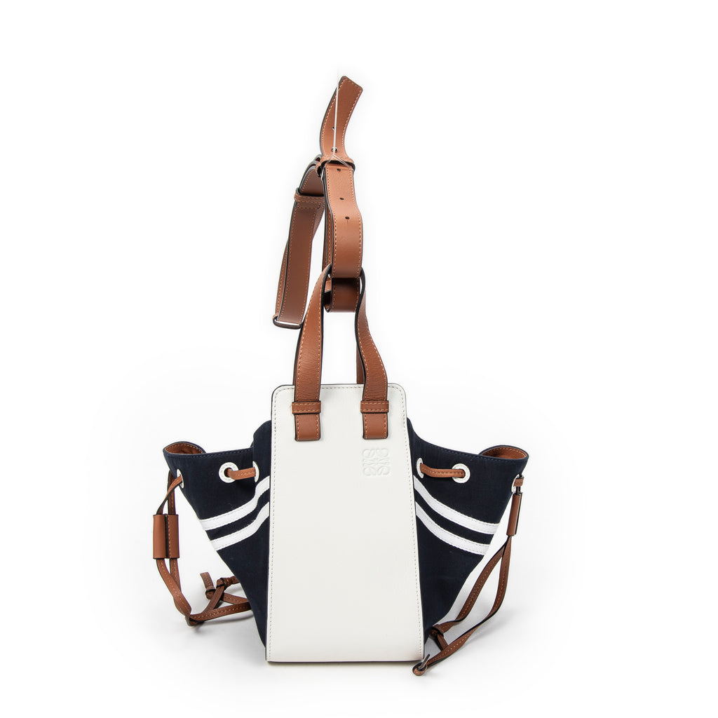 Shoulder Bag Small Hammock Navy Canvas