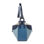 Shoulder Bag Small Hammock Blue Calfskin Leather