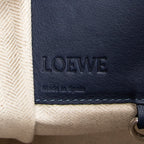 Shoulder Bag Small Hammock Blue Calfskin Leather