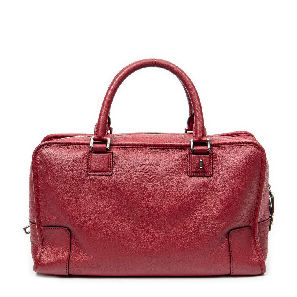 Handbag Amazona 36 Raspberry Pink Goatskin Leather