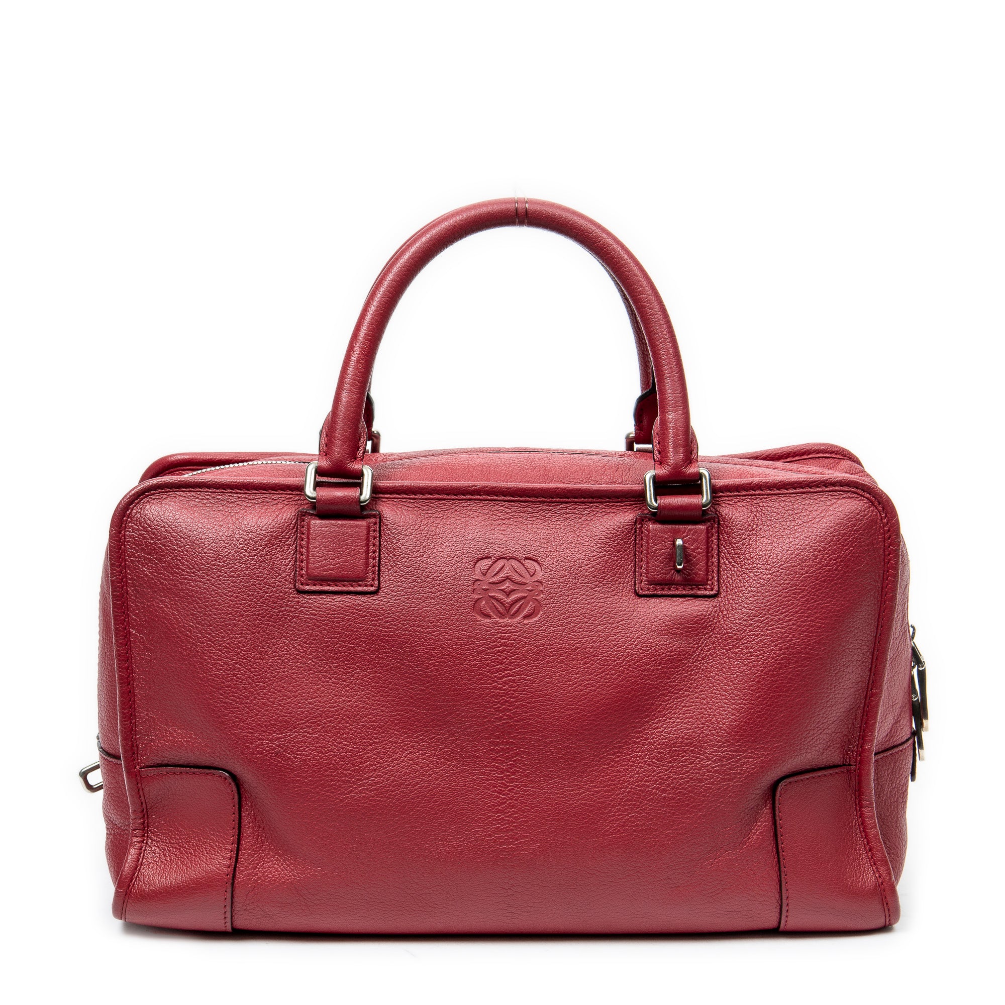 Handbag Amazona 36 Raspberry Pink Goatskin Leather